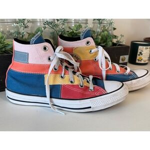 Converse Chuck Taylor All Star Patchwork Multi Color High Top Sneakers